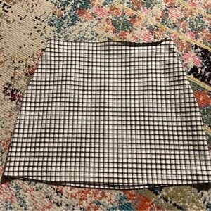 Hollister plaid mini skirt womens size M